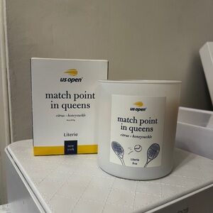 US OPEN “Match Point in Queens” Candle by Literie NEW